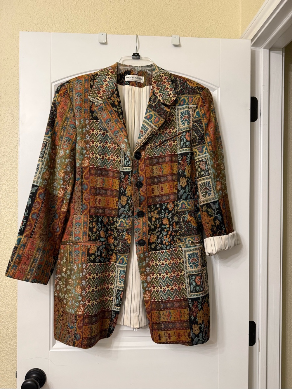 Multicolor Patterned women's Blazer